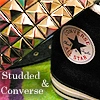 Studded Belt & Converse