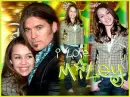 miley in a cool background