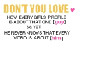 Don't You Love