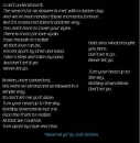 these are the lyrics to "never let go" by Josh Groban