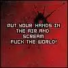 put ur hands up and scream