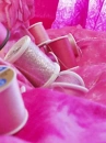 cute kawaii pink sewing material