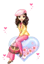 girl with heart