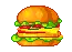 cute kawaii yummy burger