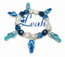 leah blue bracelet