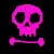 skull emo pink