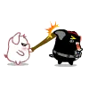 cute kawaii hey hey pig