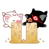 cute kawaii hey hey pig
