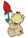 Little Teddy With Rose