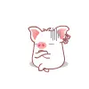 cute kawaii hey hey pig