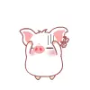 cute kawaii hey hey pig