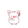 cute kawaii hey hey pig