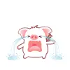 cute kawaii hey hey pig