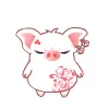 cute kawaii hey hey pig