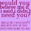 Believe Me
