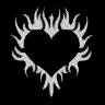 flaming heart