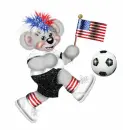 USA Soccer Teddy