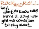 Rock and Roll