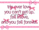 you fall forever