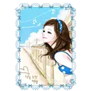 girl blue
