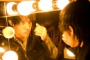 Pete checkin himself in the mirror
