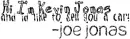 Jonas Brother Quote