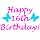 Happy 16th birthday
