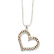 Rhinestone Heart Necklace