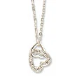 Layered Heart Charm Pendant