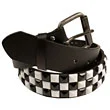 White Checkered Belt