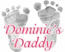 Dominic's Daddy w/ Foot Prints