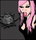 Angry emo girl