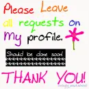 Request info/What you need to know! Heyy...That rhymed!!!