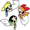 Powerpuff Girls Pillow Fighting