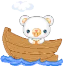 in a boat