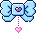blue bow