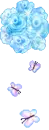 blue flowers