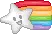 Rainbow star