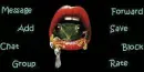 Frog in mouth contact table