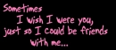 friend with me