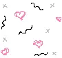 Scribbley Hearts X333