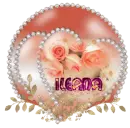Ileana - Rose Heart Globe