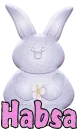 Purple Easter Bunny Habsa