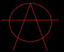 anarchy sign, circled A