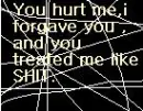u hurt me