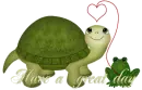 Frog with turtle