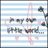 in my own little world