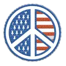 American Flag - Peace
