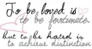 to be loved