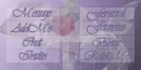 contact table purple romantic 